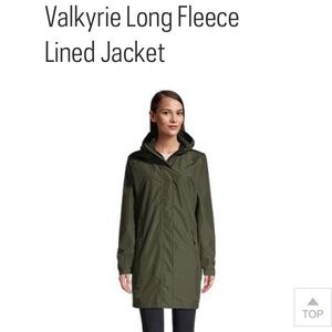 Helly Hansen Valkyrie Fleece-Lined Rain Jacket Size Medium